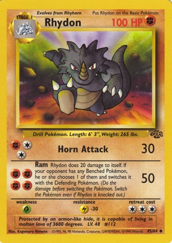 Rhydon Card Front