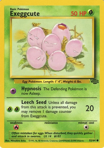 Exeggcute Card Front