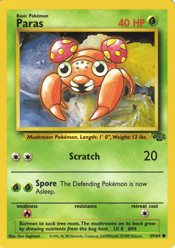 Paras Jungle | Pokmon | CardTrader Paras Jungle | Pokmon | CardTrader