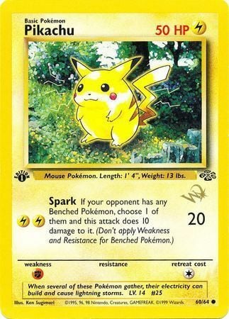 Pikachu Card Front