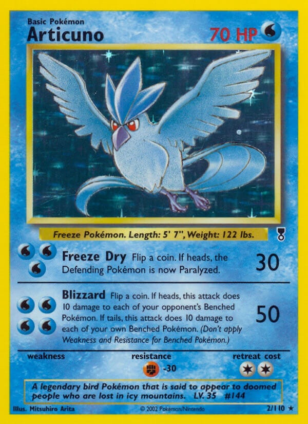 rare articuno pokemon card 16/108 If tails Articuno Legendary Collection | Pokmon
