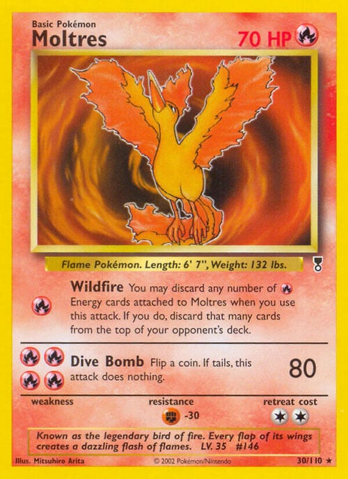 Moltres Card Front