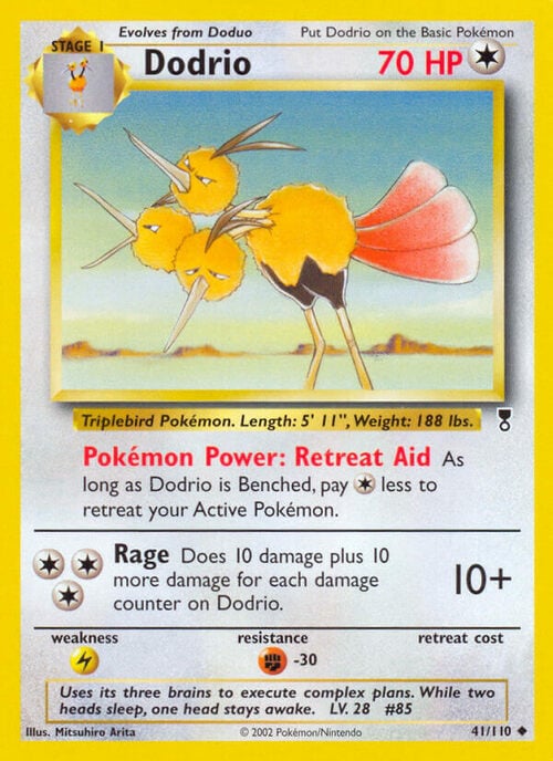Dodrio Card Front