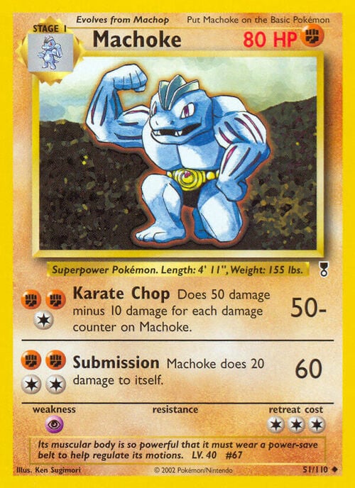 Machoke Card Front