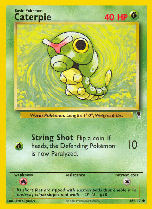 Caterpie Card Front