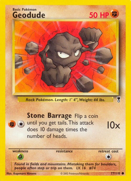 Geodude Card Front