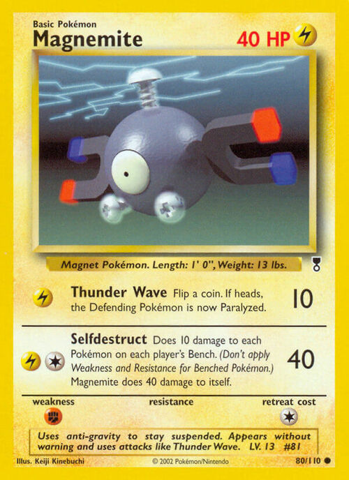 Magnemite Card Front