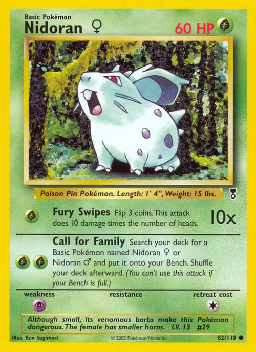Nidoran ♀ Card Front