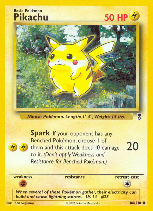Pikachu Card Front