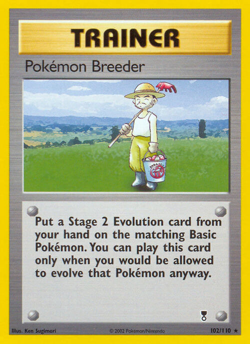 Pokémon Breeder Card Front
