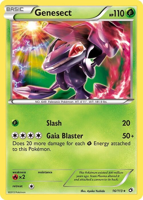 Genesect [Slash | Gaia Blaster] Card Front