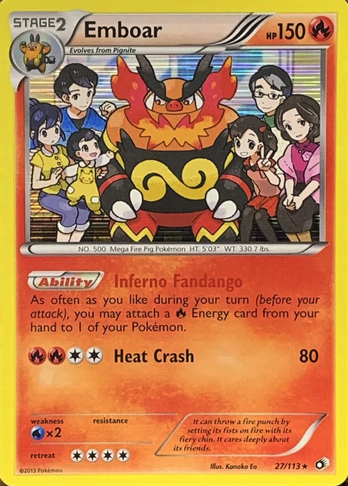 Emboar Card Front