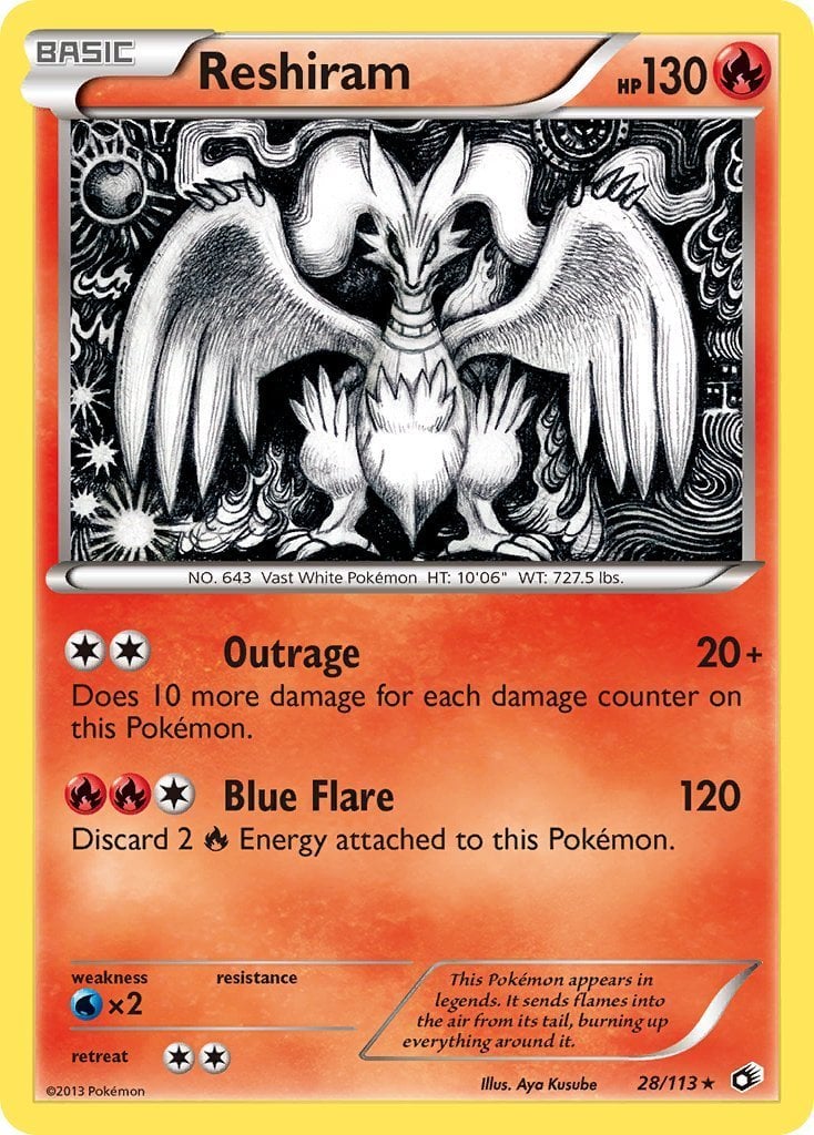 Reshiram Legendary Treasures | Pokmon | CardTrader