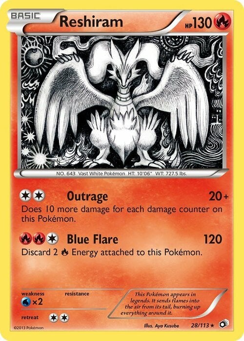 Reshiram Card Front