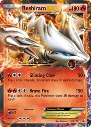 Reshiram EX [Glinting Claw | Brave Fire]