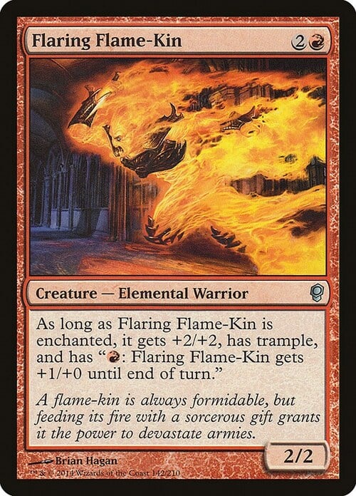 Flaring Flame-Kin Card Front