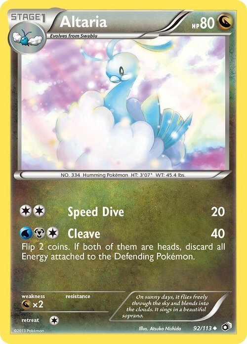 Altaria [Speed Dive | Cleave] Card Front