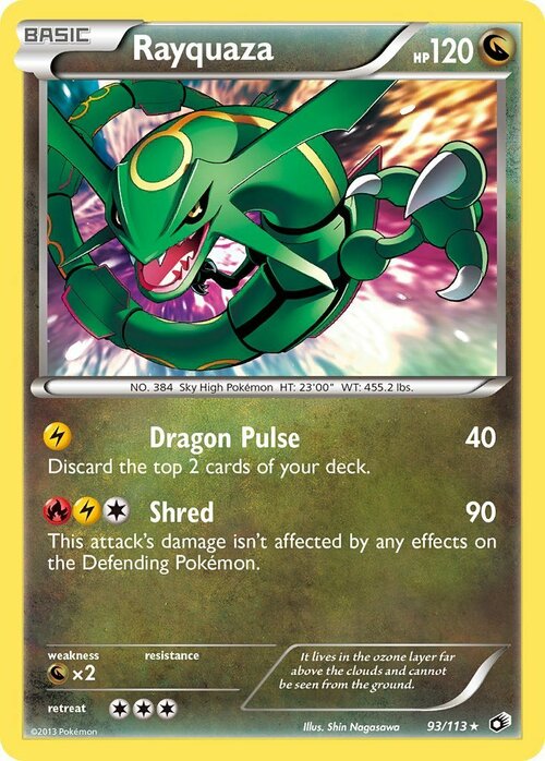 Rayquaza Card Front