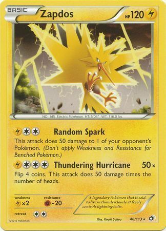 Zapdos Card Front