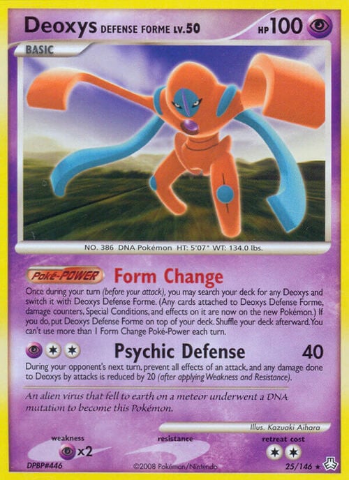 Deoxys Defense Forme Card Front
