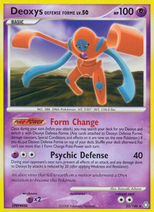 Deoxys Defense Forme Lv.50 Card Front