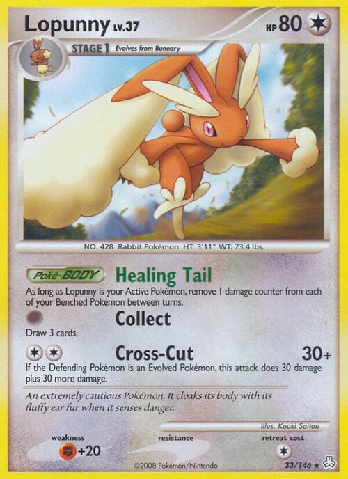 Lopunny Lv.37 Card Front