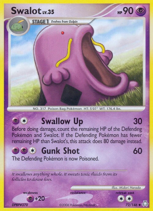 Swalot Lv.35 Card Front