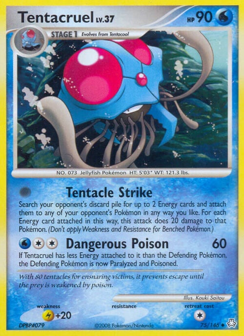 Tentacruel Lv.37 Card Front