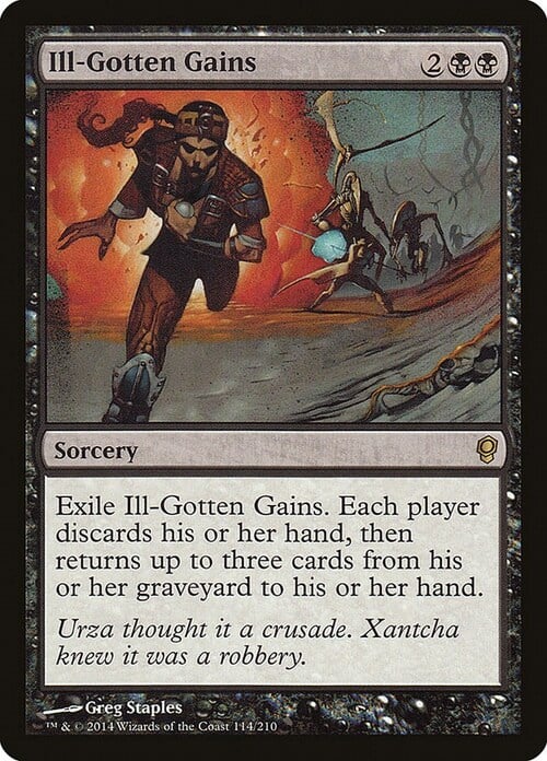 Ill-Gotten Gains Card Front