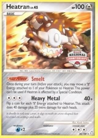 Heatran Card Front