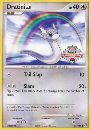 Dratini Lv.8 Card Front