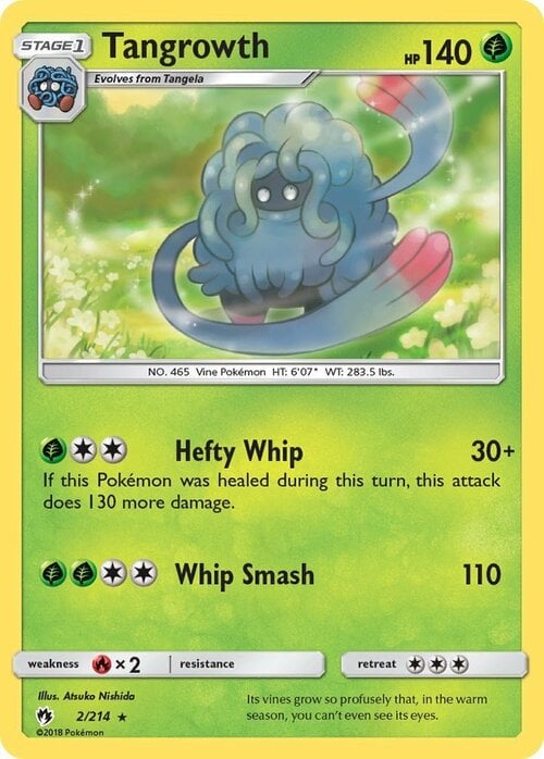Tangrowth [Hefty Whip | Whip Smash] Card Front
