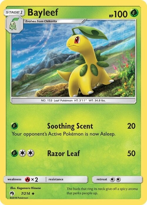 Bayleef Card Front