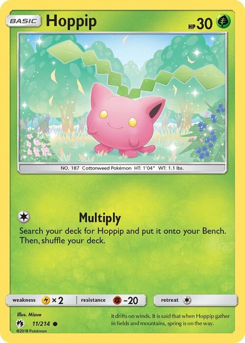 Hoppip Card Front