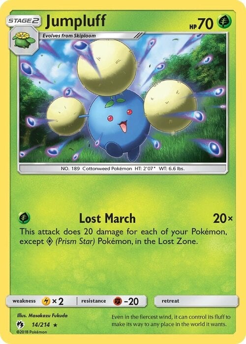 Jumpluff [Lost March] Card Front