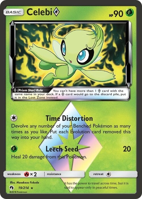 Celebi ◇ Prism Star Card Front