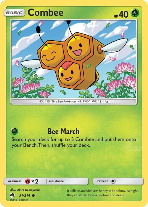 Combee Card Front