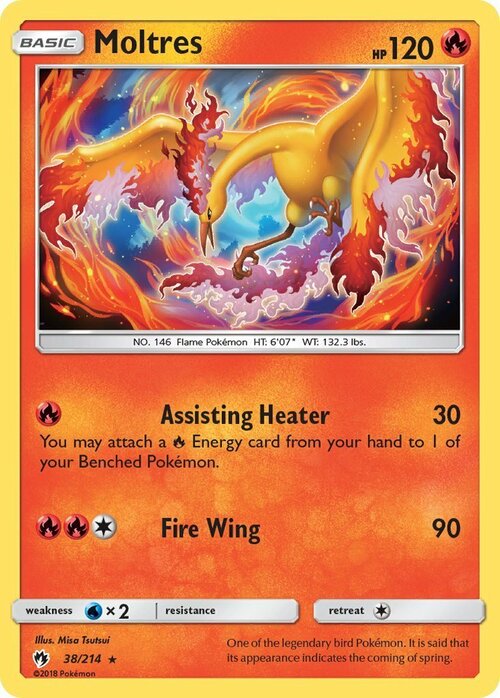 Moltres [Assisting Heater | Fire Wing] Frente