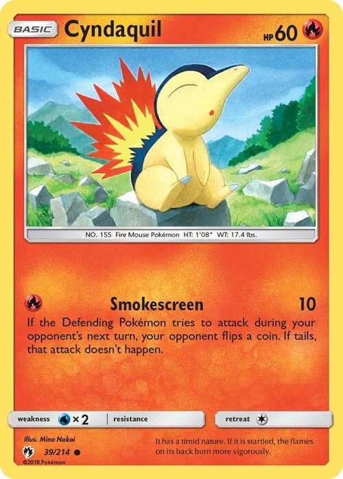 Cyndaquil [Smokescreen] Card Front