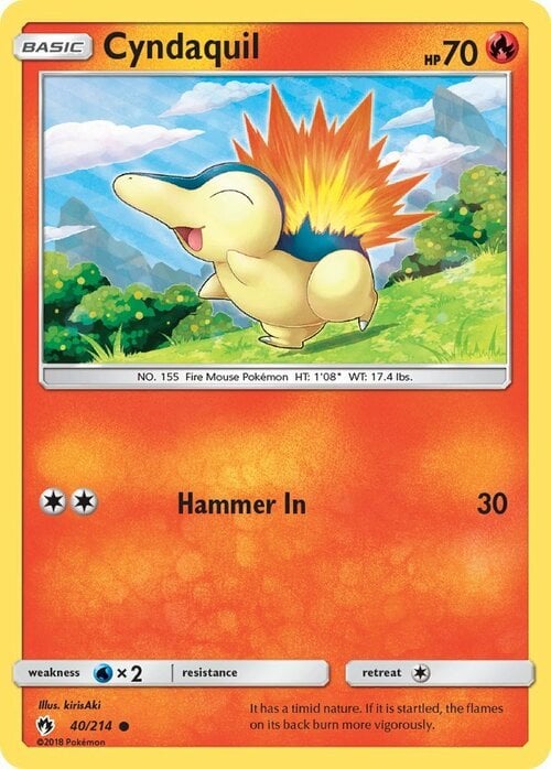 Cyndaquil [Hammer In] Card Front