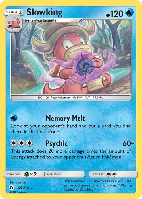 Slowking Card Front