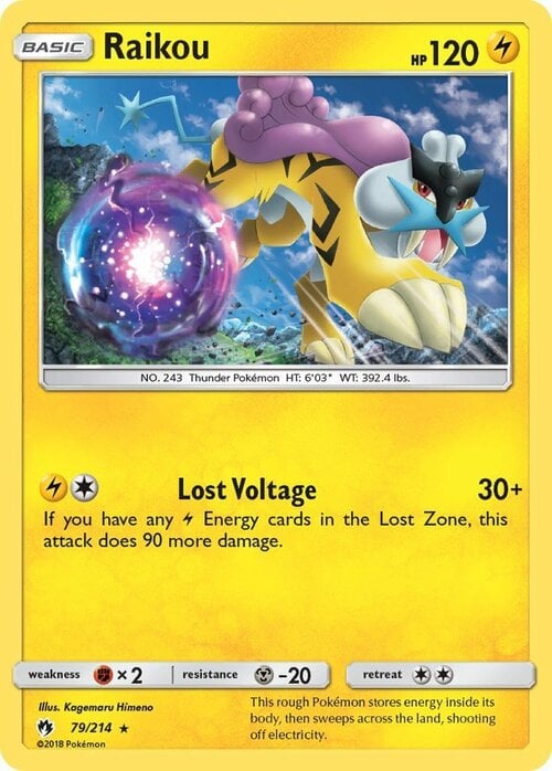 Raikou [Lost Voltage] Card Front