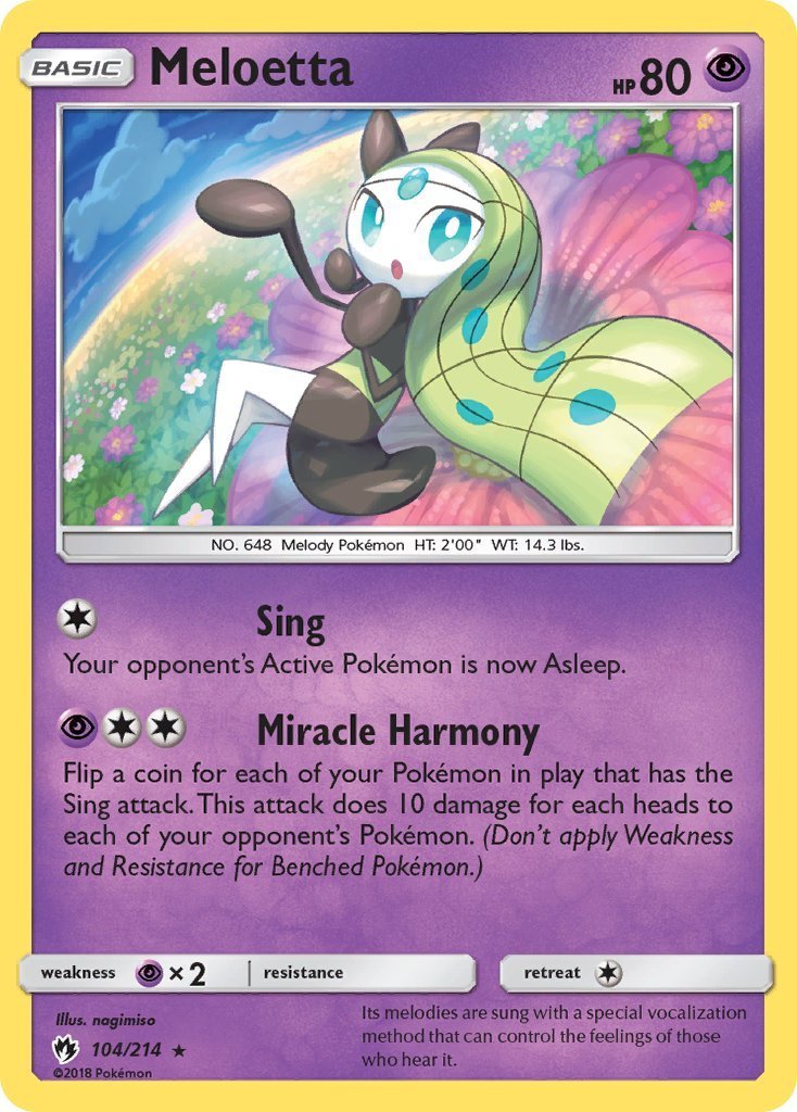 Meloetta Lost Thunder | Pokmon | CardTrader