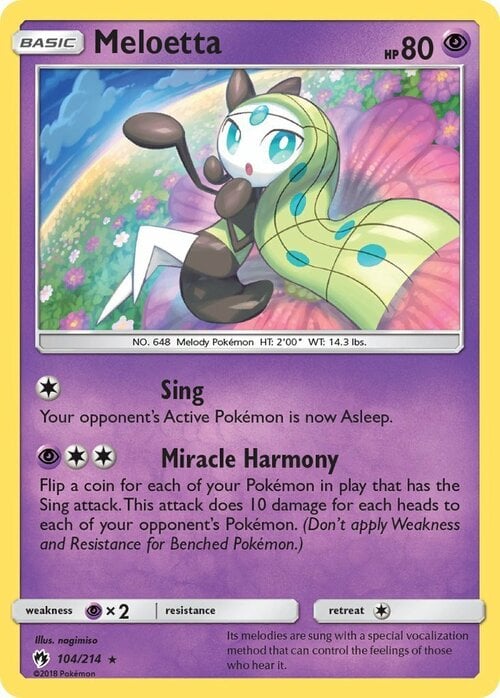 Meloetta Card Front