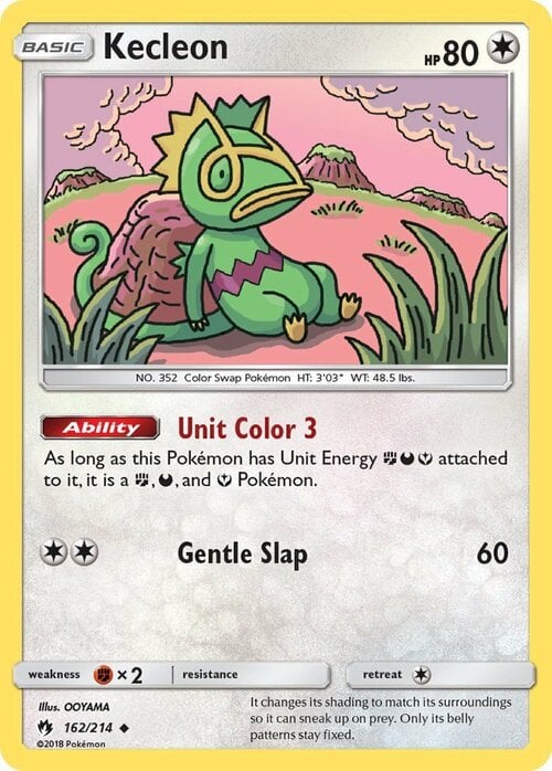 Kecleon [Unit Color 3 | Gentle Slap] Card Front