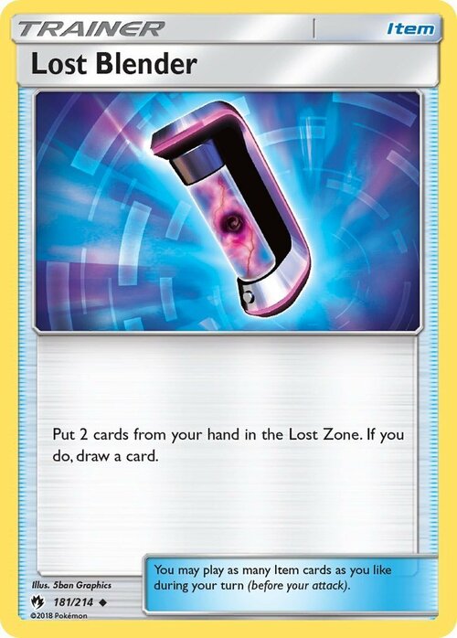 Lost Blender Card Front