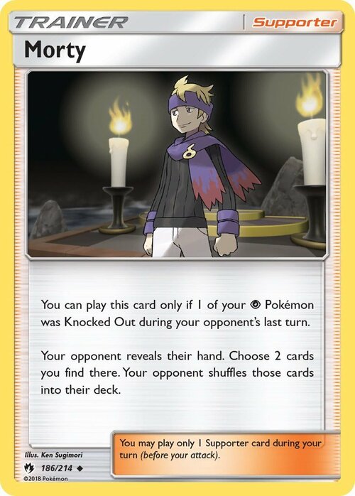 Morty Card Front
