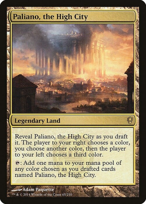 Paliano, the High City Card Front