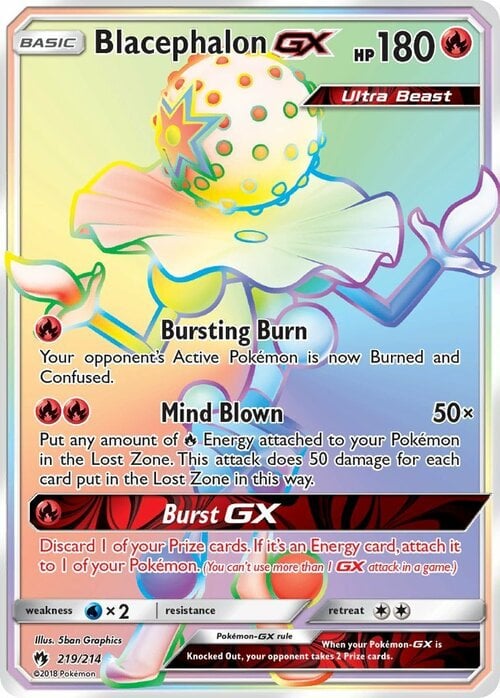 Blacephalon GX Card Front
