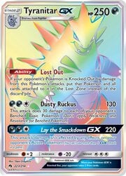 Tyranitar GX [Lost Out | Dusty Ruckus | Lay the Smackdown GX]